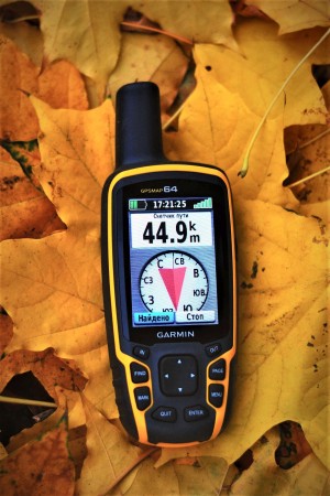 Навигатор Garmin GPS MAP 64 Rus для измерения площади