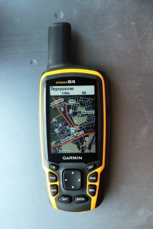 Навигатор Garmin GPS MAP 64 Rus для измерения площади