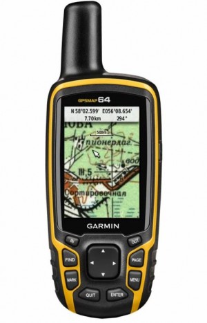 Навигатор Garmin GPS MAP 64 Rus для измерения площади