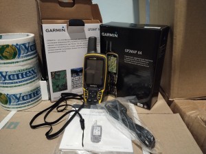 Навигатор Garmin GPS MAP 64 Rus для измерения площади