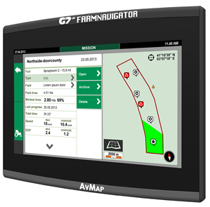 Агронавигатор AvMap G7 Ezy Pro Farmnavigator + новая ГЛОНАСС/GPS антенна PRO2