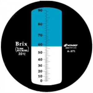 Ручной оптический рефрактометр Master-500 (Brix: 0.0...90.0%)